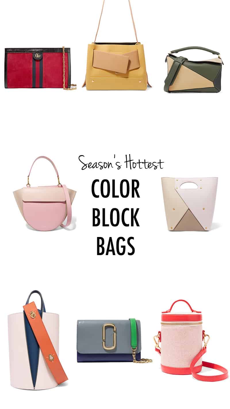 Color Block Bags Hellonance.com