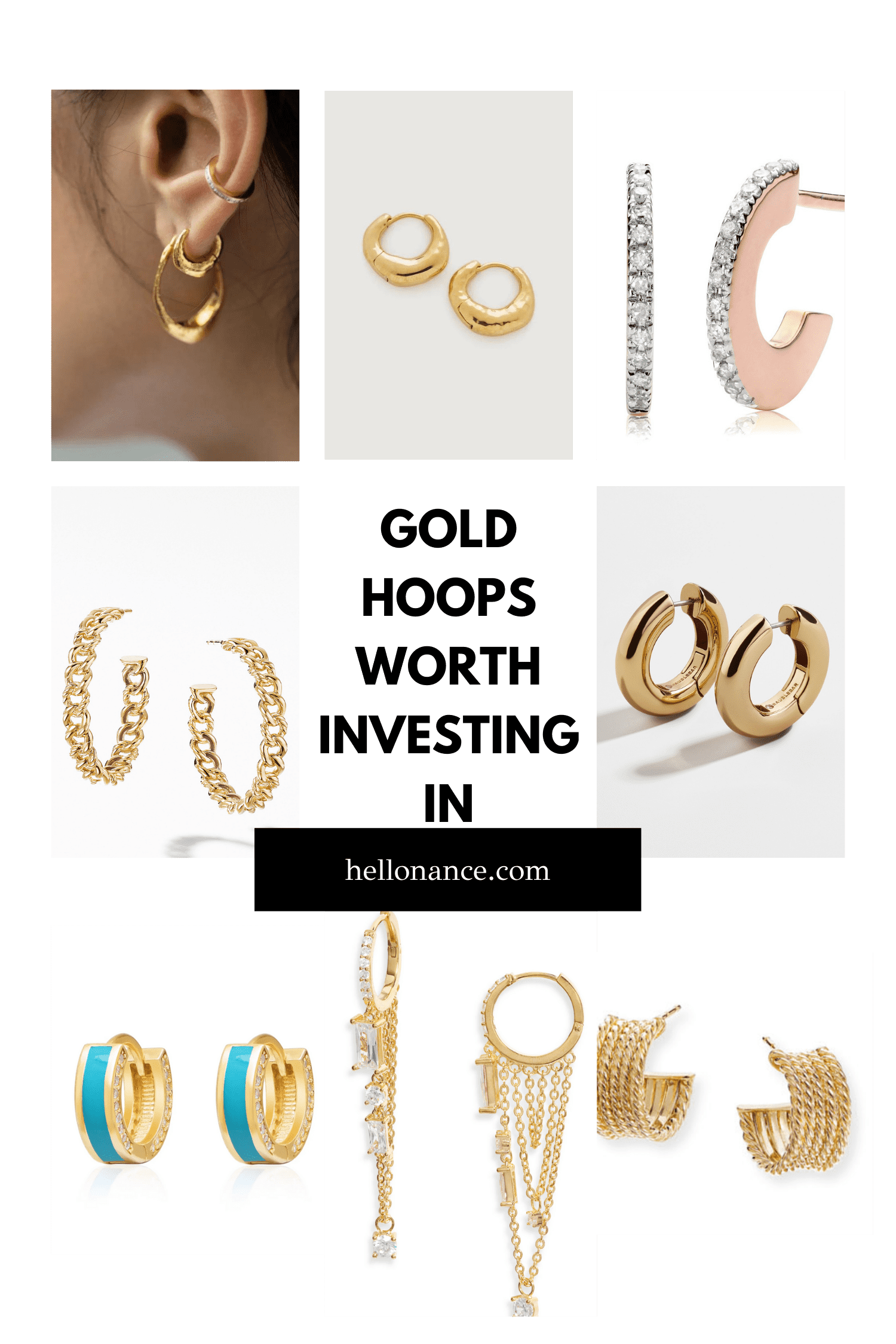 8 Gold Hoop Earrings Worth Investing In