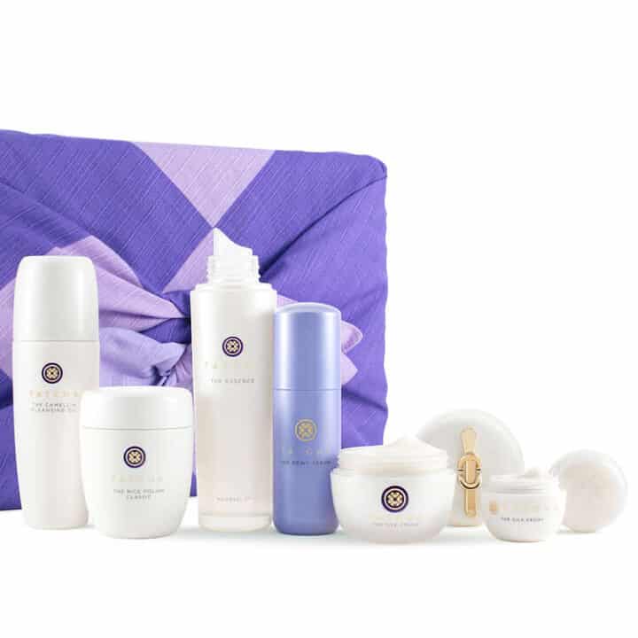 tatcha clean skincare beauty gift set